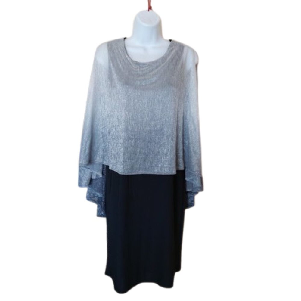 Unique Silver and Black Dress Size Medium New New With Tags